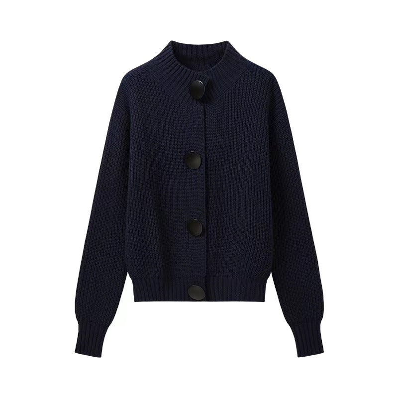 Damen Strickjacke Oversized Große Knöpfe Eveloria
