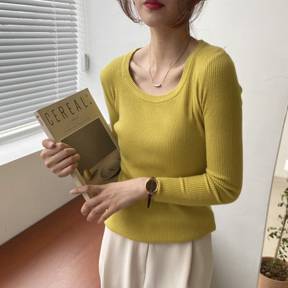 Damen Langarm-Shirt Eveloria Baumwolle Weiß