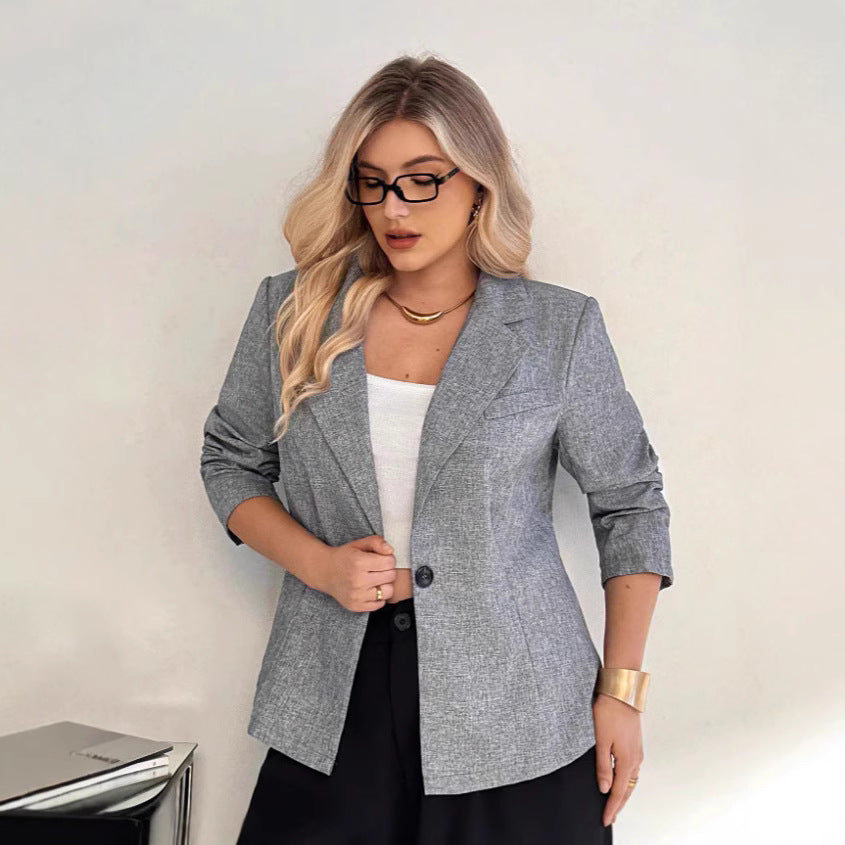 Damen Blazer Strukturiert Eveloria