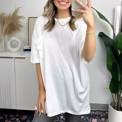 Damen Oversized T-Shirt mit Tasche Eveloria
