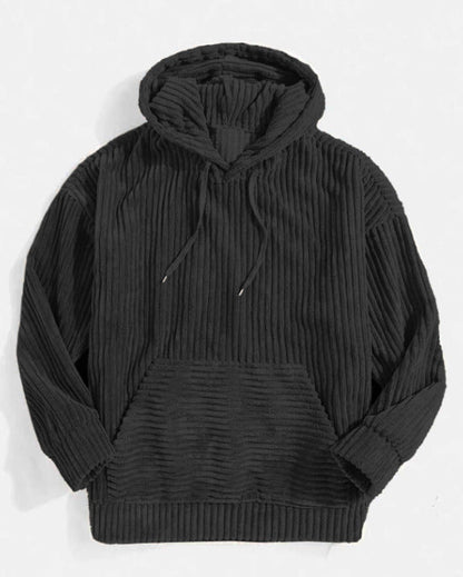 Damen Kapuzenpullover Rippdesign Modern Eveloria