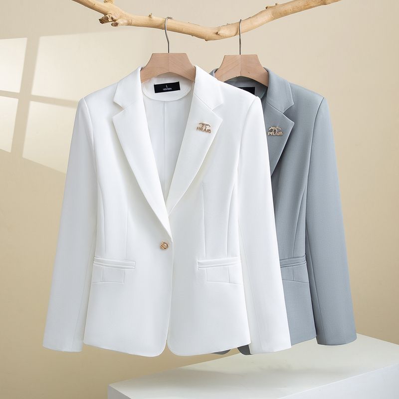 Damen Blazer Strukturiertes Design Schlank Schwarz Eveloria - Eveloria