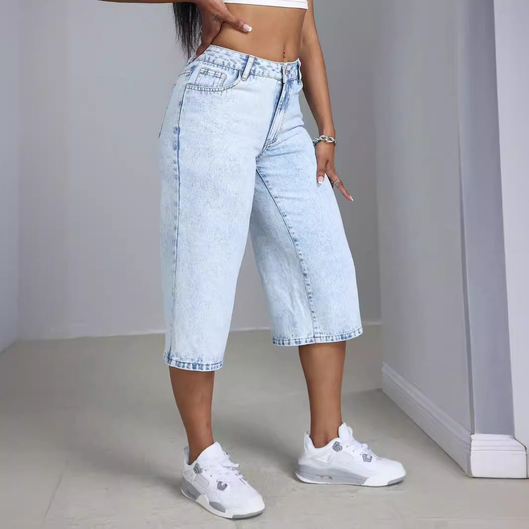Damen Culotte Jeans Eveloria Komfort