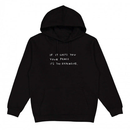 Damen Kapuzensweater Bequem Mit Spruch Grau