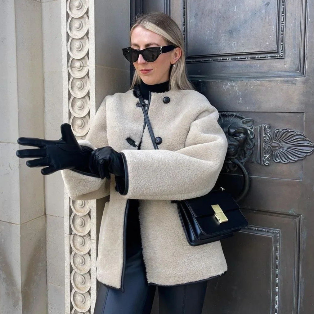 Damen Fleecejacke Kuschelig Mit Taschen Eveloria