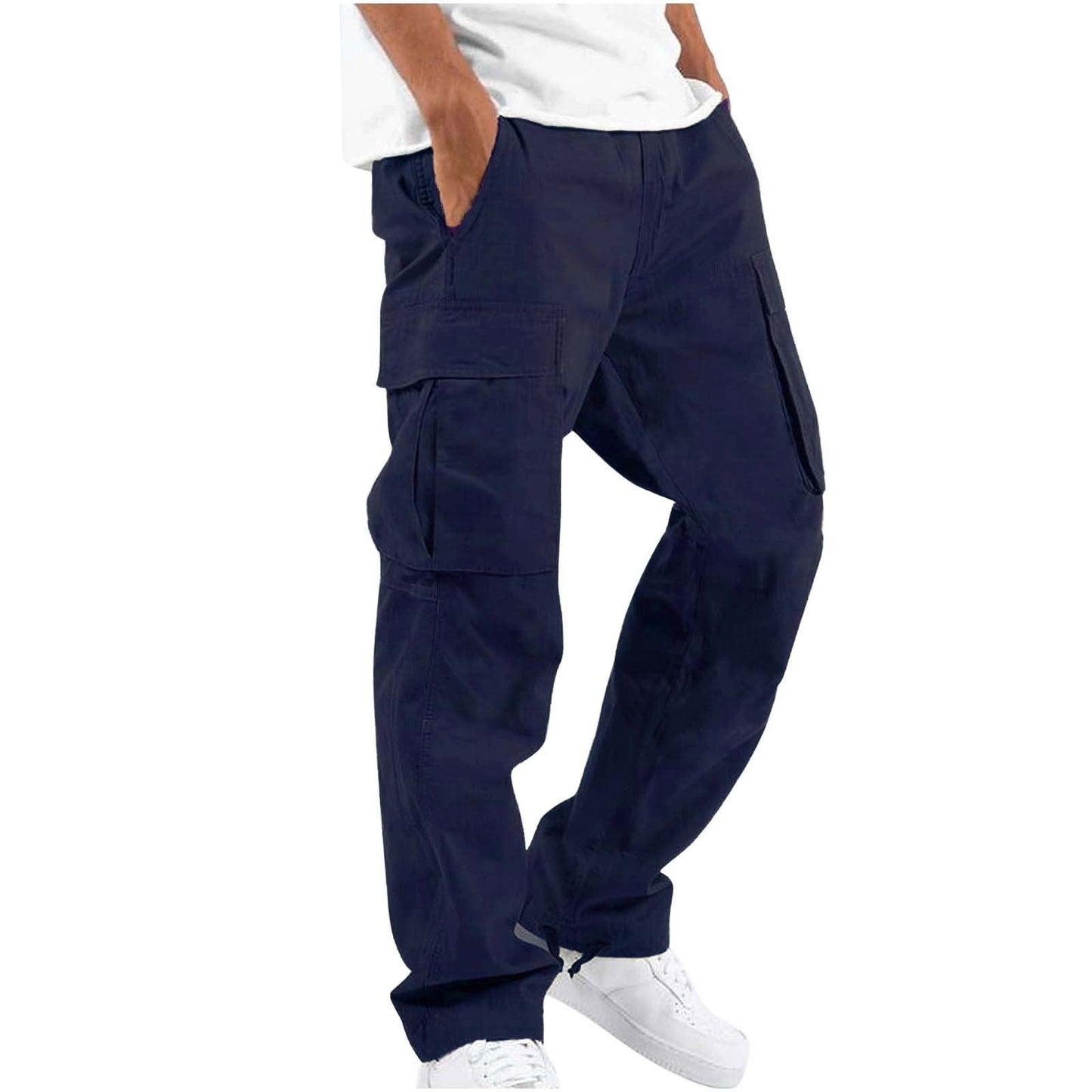 Herren Stretch Cargohose Lang