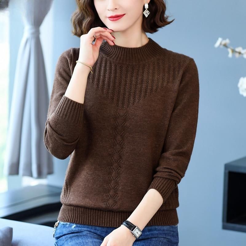 Damen Strickpullover Zopfmuster Eveloria