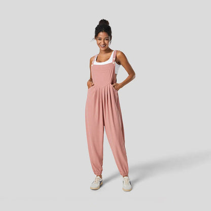 Damen Jumpsuit Lässig mit Taschen Eveloria