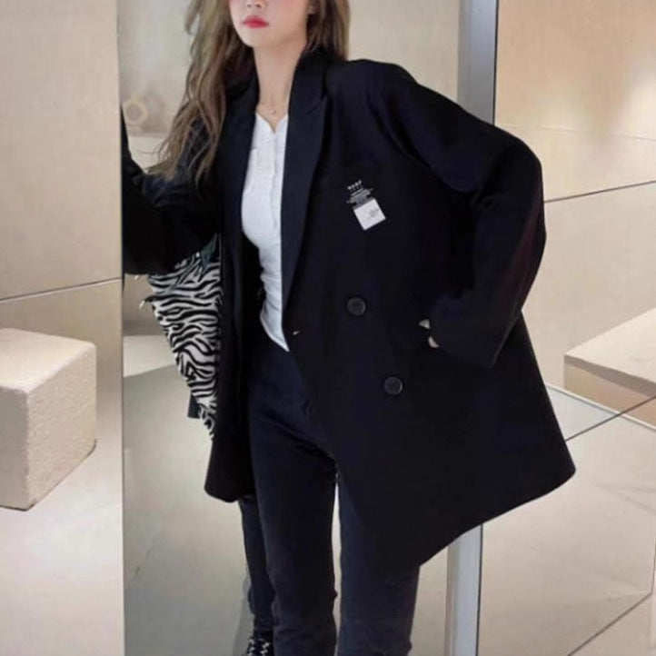 Damen Oversized Blazer Strukturiert Eveloria