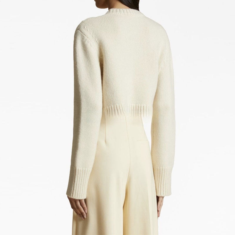 Damen Strickcardigan Kürzer Knöpfe Eveloria