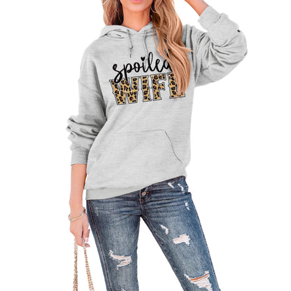 Damen Kapuzenpullover Eveloria Mit Schriftzug Elegantes Design