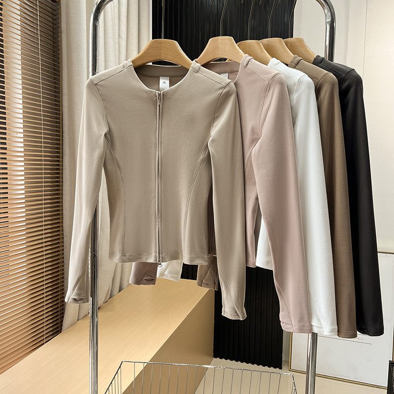Damen Langarmjacke Leicht Atmungsaktives Material Eveloria