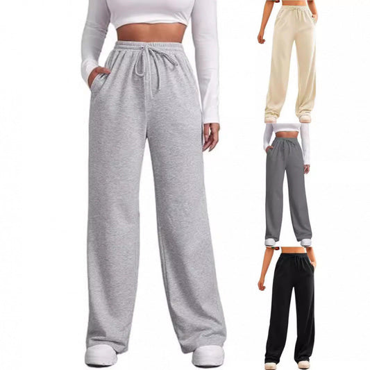 Damen Sweatpants Bequem Elastisch Schwarz Eveloria - Eveloria