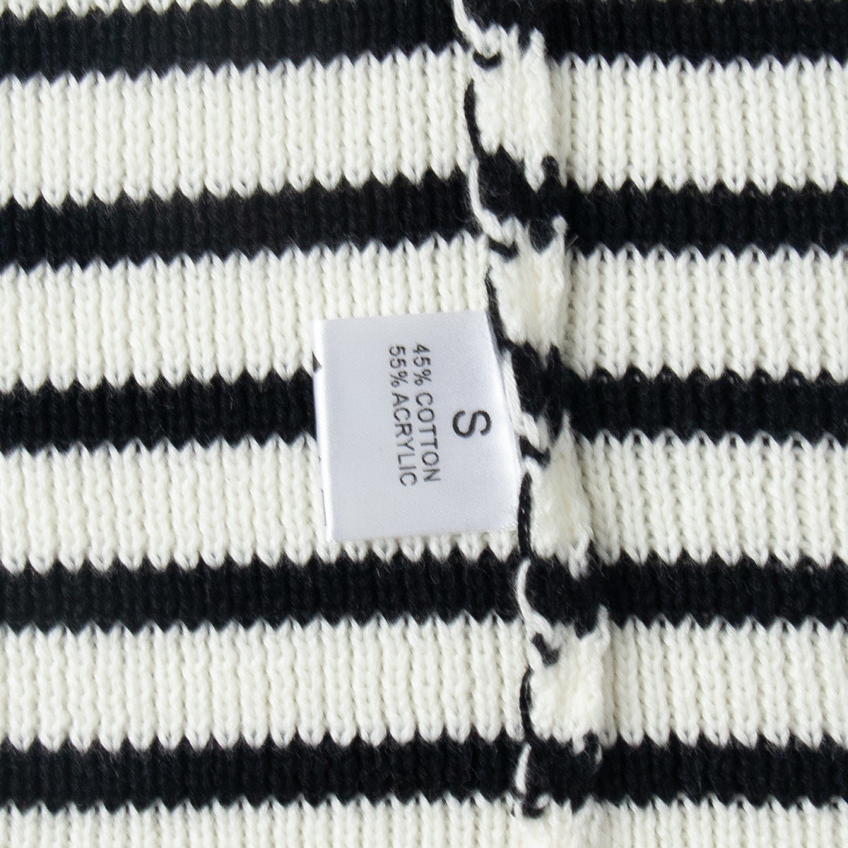 Damen Strickpullover Gestreift Gemütlich Eveloria