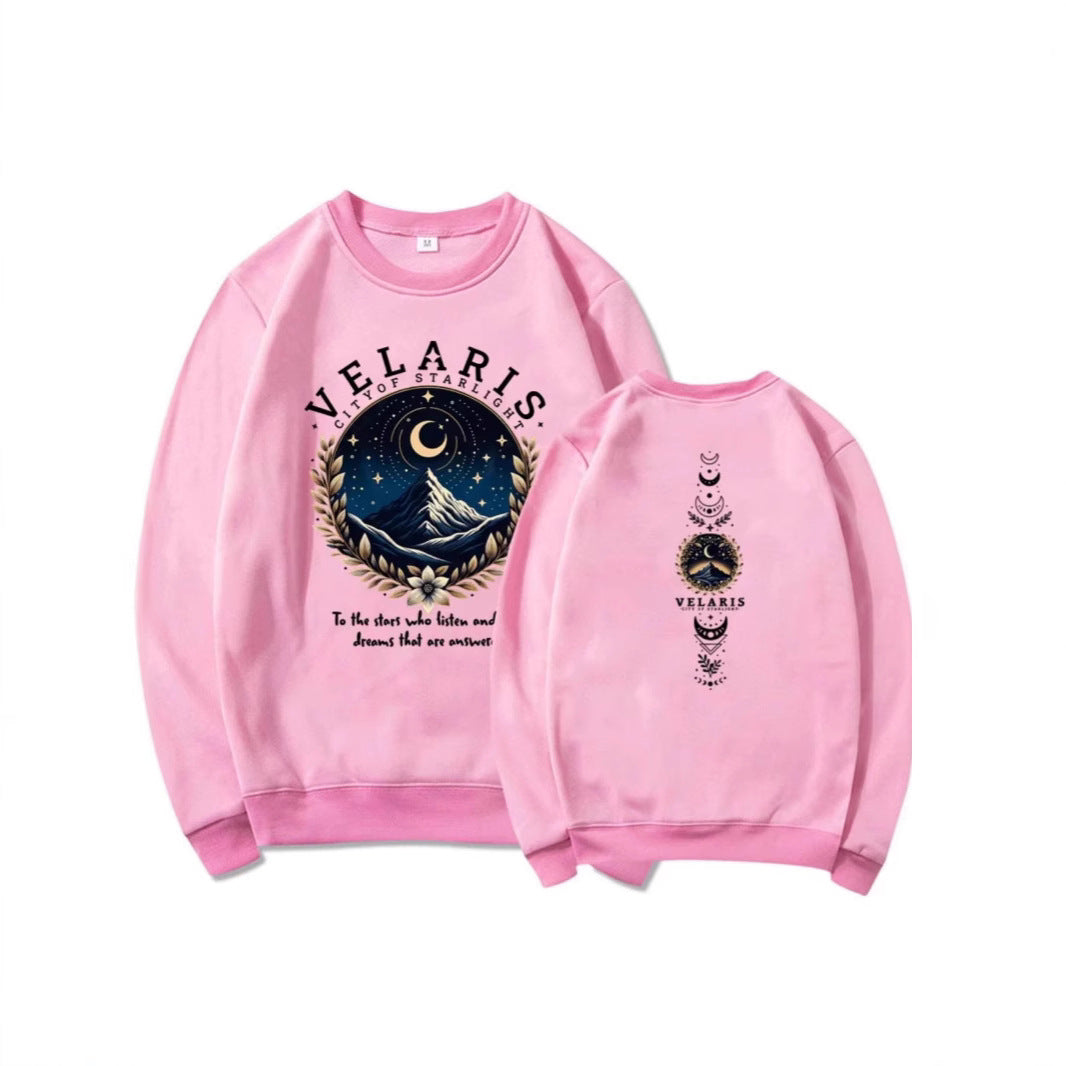 Damen Sweatshirt Nachthimmel Motiv Eveloria