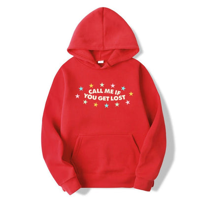 Damen Kapuzenpullover Kreativer Aufdruck Lässige Passform