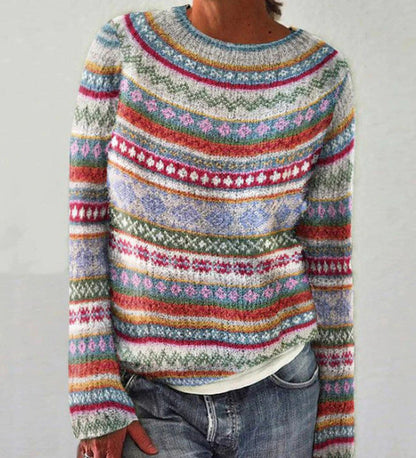 Damen Strickpullover Warm