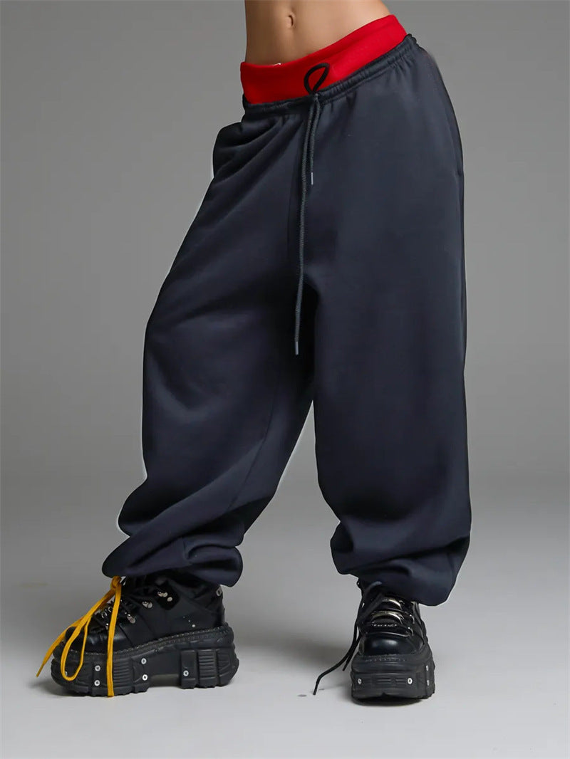 Damen Jogginghose Weite Passform Bequem Eveloria
