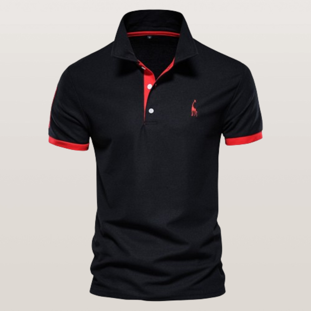 Herren Polo-Shirt Slim Fit Kurzarm Lässig