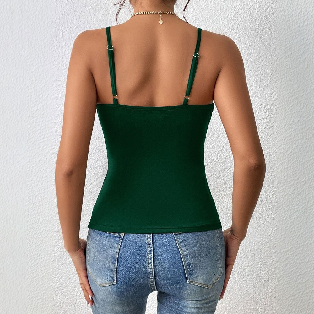 Damen Wickel- Spaghettiträger Elegantes Design
