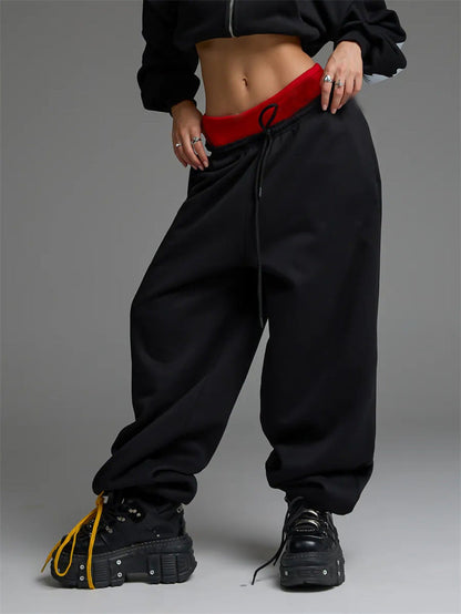 Damen Jogginghose Weite Passform Bequem Eveloria