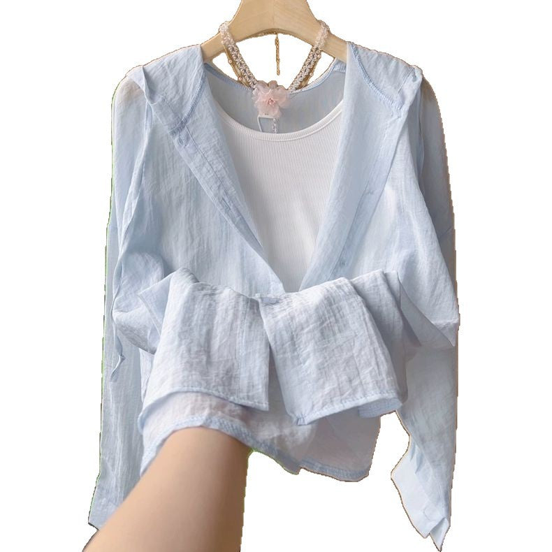 Damen Sommerjacke Leicht Rüschendesign Eveloria