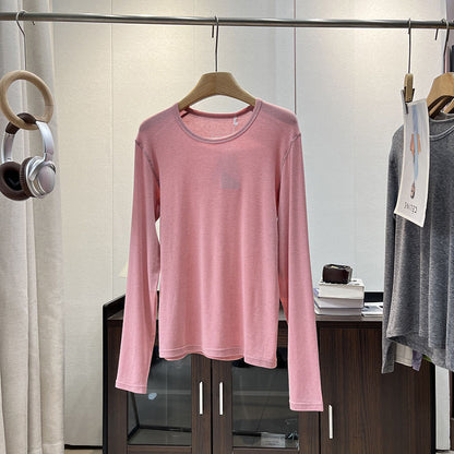 Damen Langarmshirt Weiches Jersey Ergonomisch Eveloria