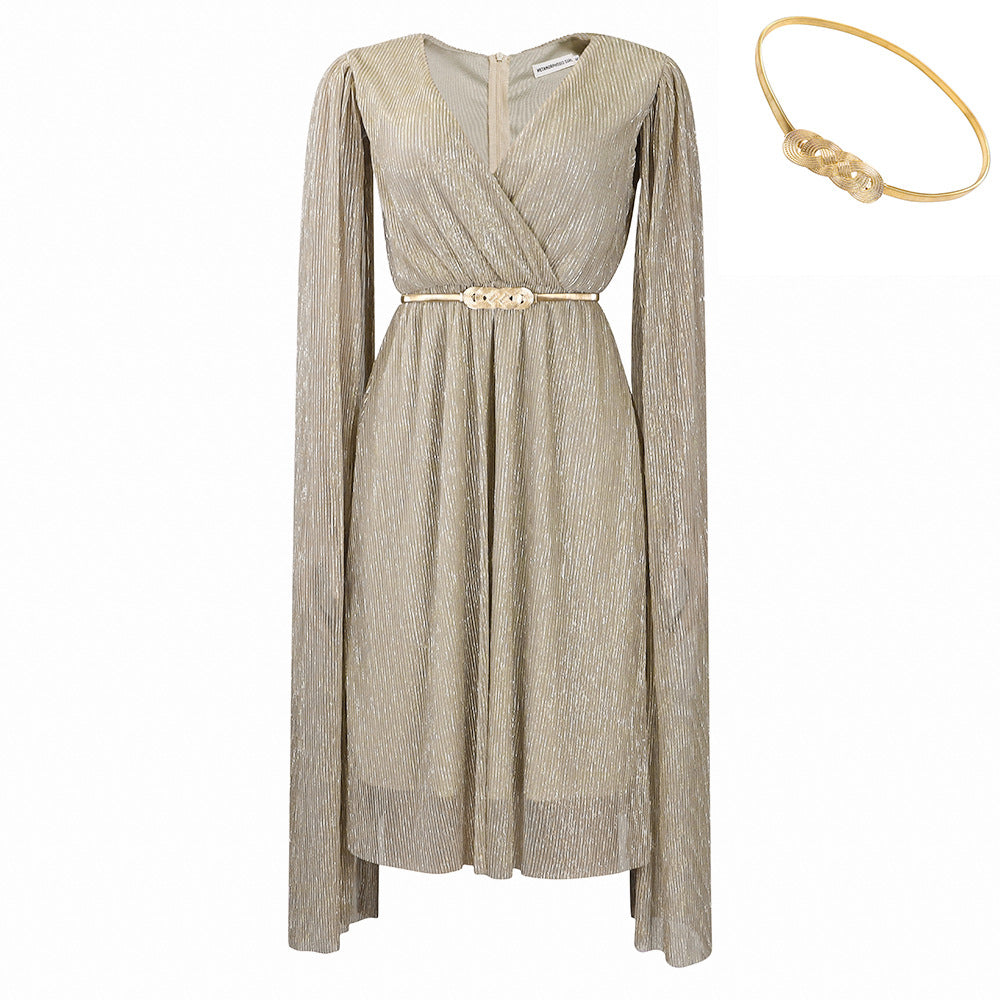 Damen Abendkleid Voluminöse Ärmel Elegante Taillierung Eveloria