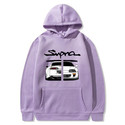 Damen Kapuzenpullover mit Kängurutaschen und einzigartigem Design