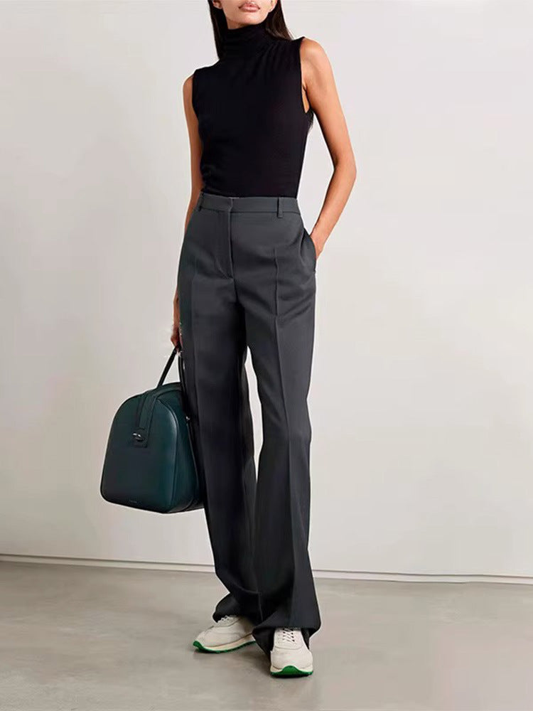 Damen Hochbundhose Weites Bein Eveloria