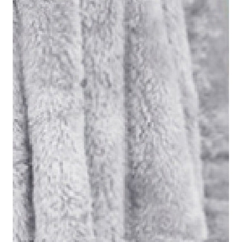 Damen Fleece-Kleid Hochkragen Voluminöse Ärmel Grau Eveloria