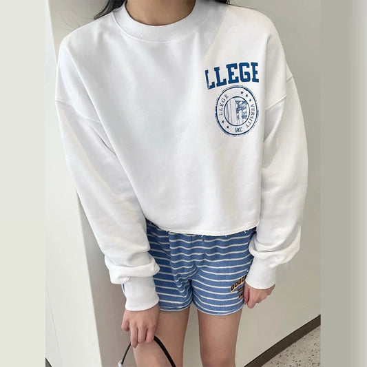 Damen Sweatshirt Oversized Kurz Eveloria - Eveloria