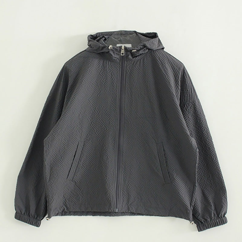 Damen Windjacke Atmungsaktives Material Elastische Bündchen
