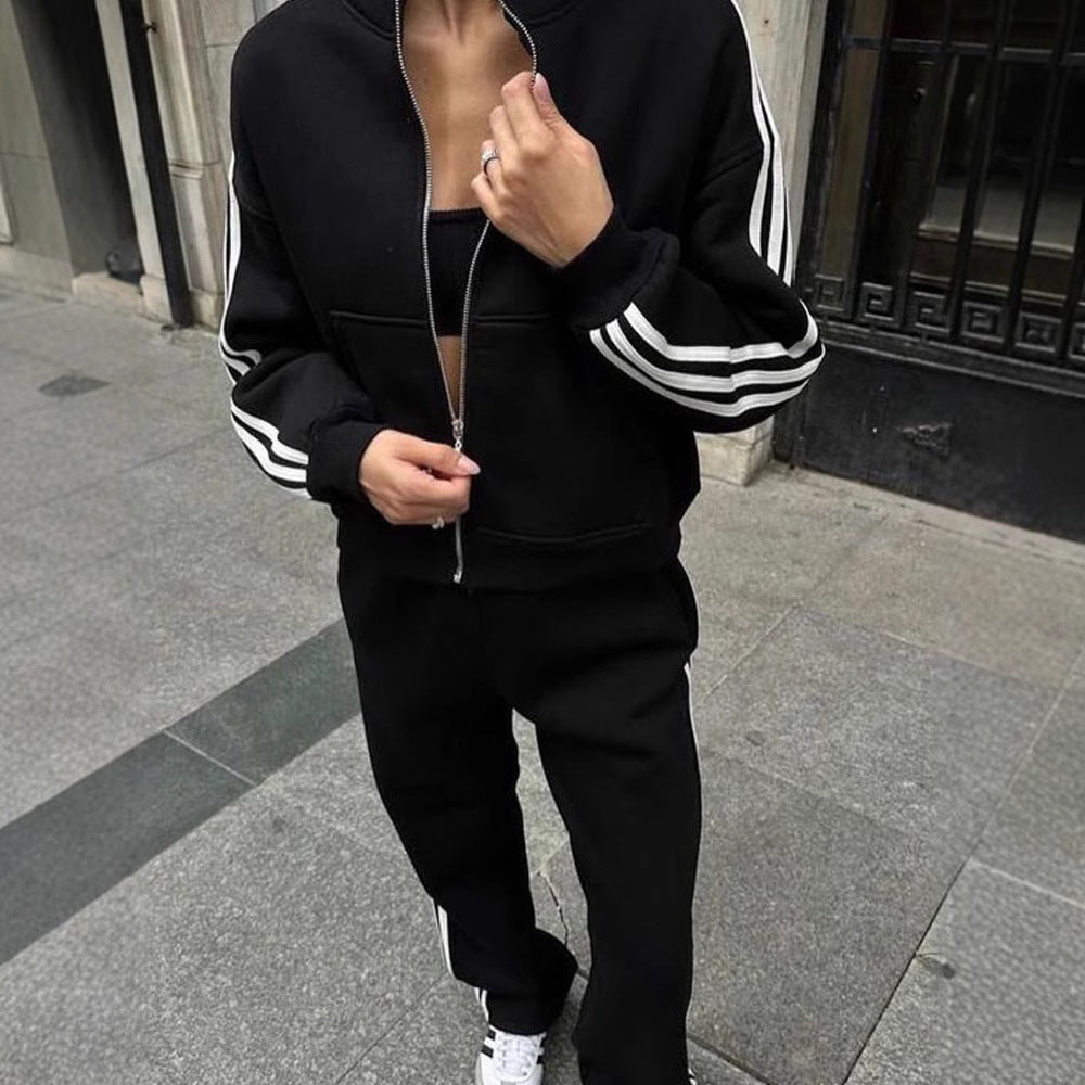 Damen Sportanzug Set Eveloria Baumwolle