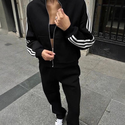 Damen Sportanzug Set Eveloria Baumwolle