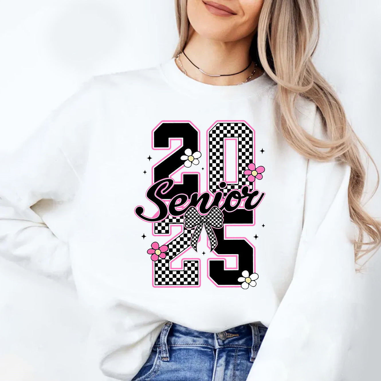Damen Sweatshirt Abschlussjahr Design Grau - Eveloria