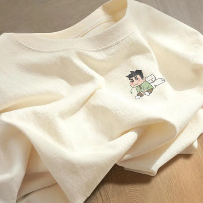 Damen Sweatshirt Cartoon-Motiv Eveloria