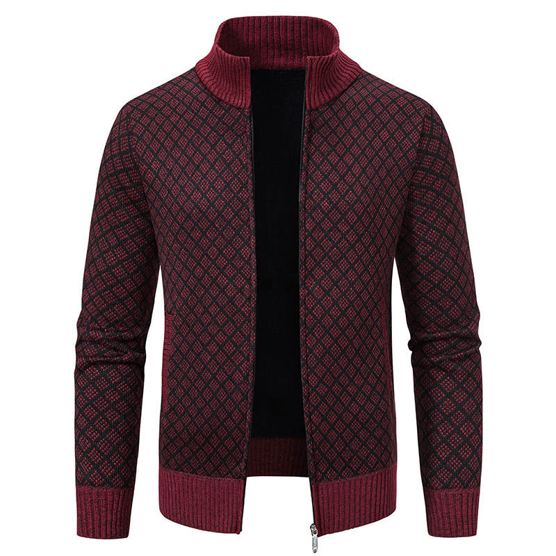 Herren Strickblazer Strukturiertes Muster Eveloria
