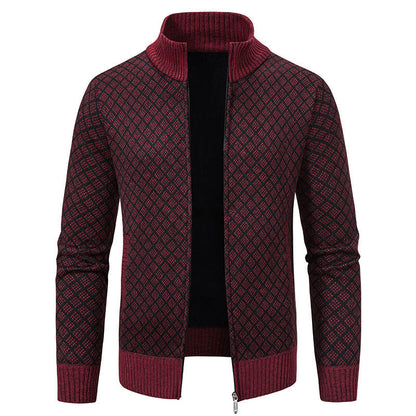 Herren Strickblazer Strukturiertes Muster Eveloria