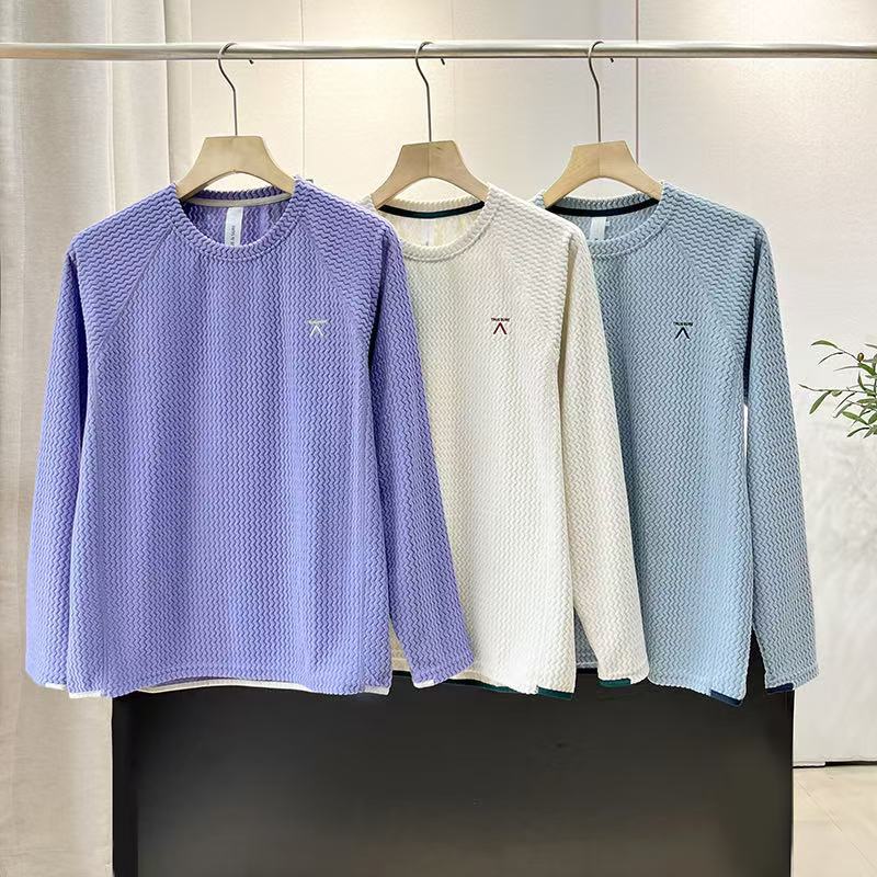 Damen Langarmshirt Strukturiertes Design Eveloria - Eveloria