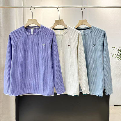 Damen Langarmshirt Strukturiertes Design Eveloria - Eveloria