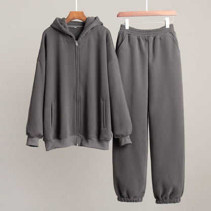 Damen Sportliche Hoodie Jogginghose Set Eveloria