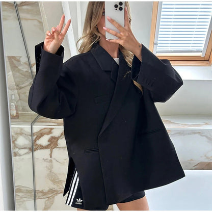 Damen Oversized Blazer Eveloria Großgeschnitten