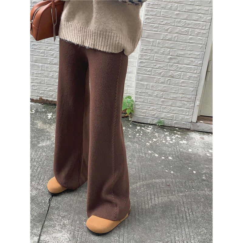 Damen Rippenstrickjacke Stehkragen Kuschelig Eveloria
