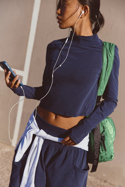Damen Set Langärmliges Oberteil und weite Hose Eveloria