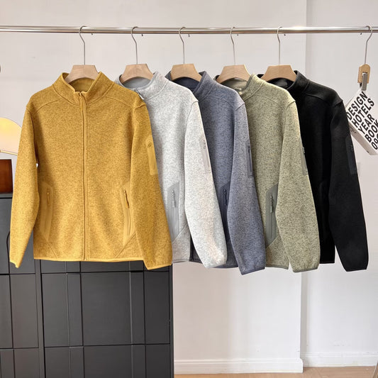 Damen Funktionsjacke Atmungsaktiv Reißverschlusstaschen Schwarz - Eveloria