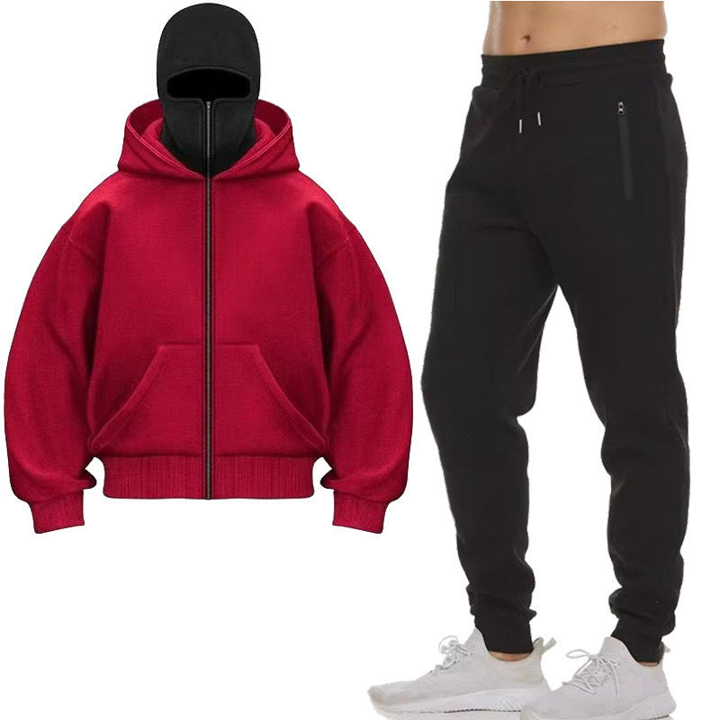 Damen Hoodie Sweatjacke Reißverschluss Taschen Schwarz Eveloria - Eveloria