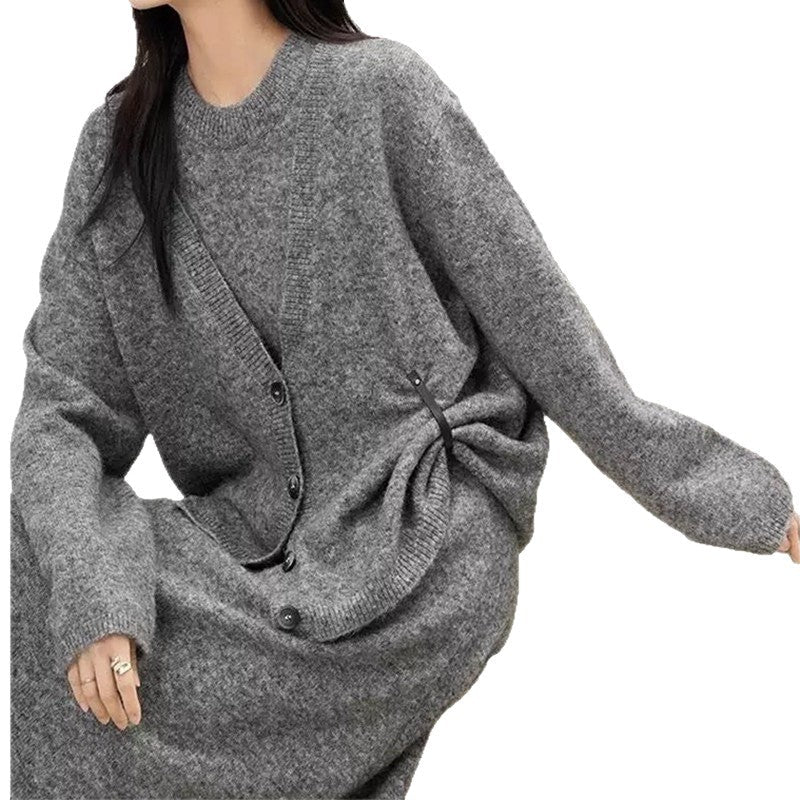 Damen Strickjacke Wolle Eveloria