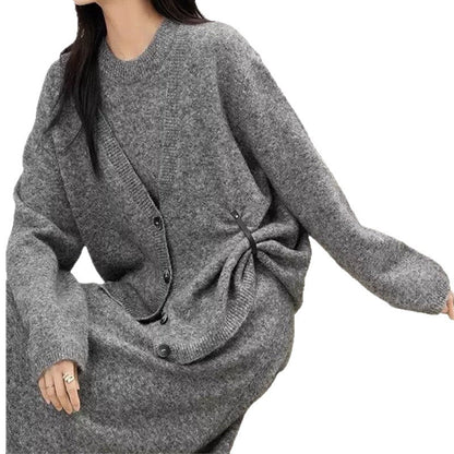 Damen Strickjacke Wolle Eveloria