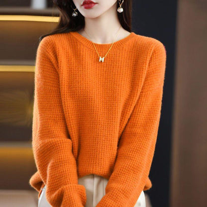 Damen Pullover Nobelstrick Warm Beige